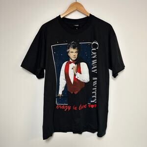 Vintage Conway Twitty Shirt 90s Country Music T-Shirt Black Family Guy